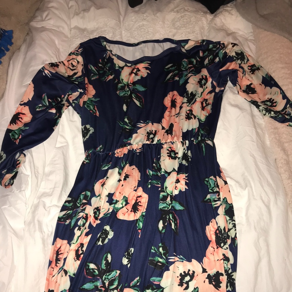 Long Sleeve Floral Dress